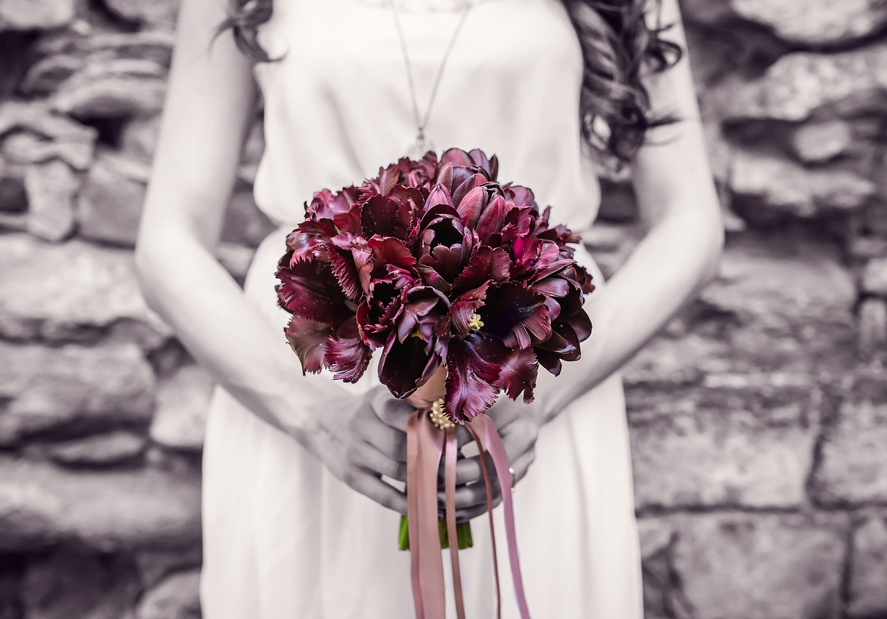 bridesmaid wedding flowers free photo