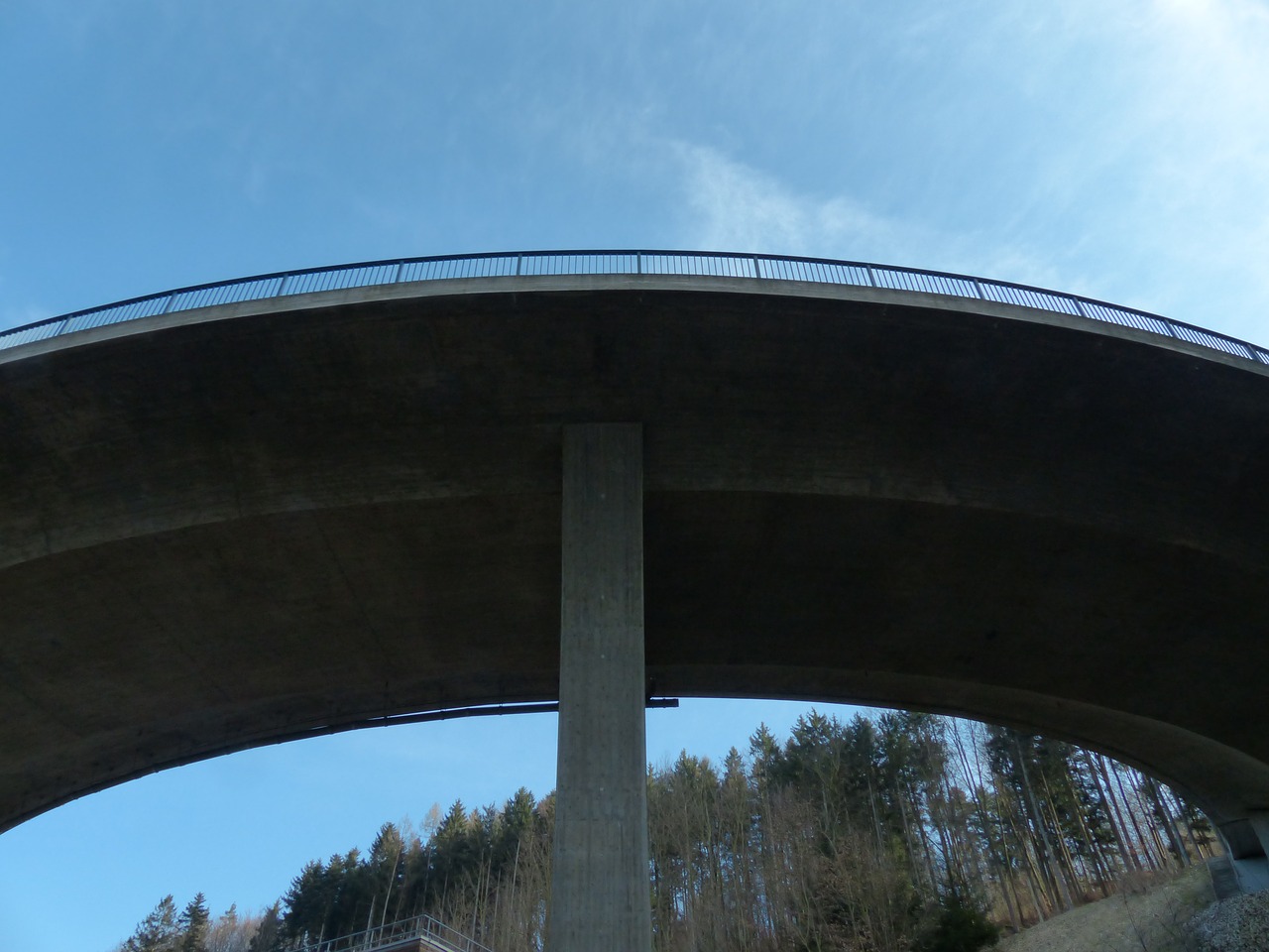 bridge road curve free photo