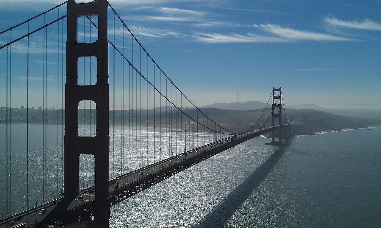 bridge golden gate night free photo