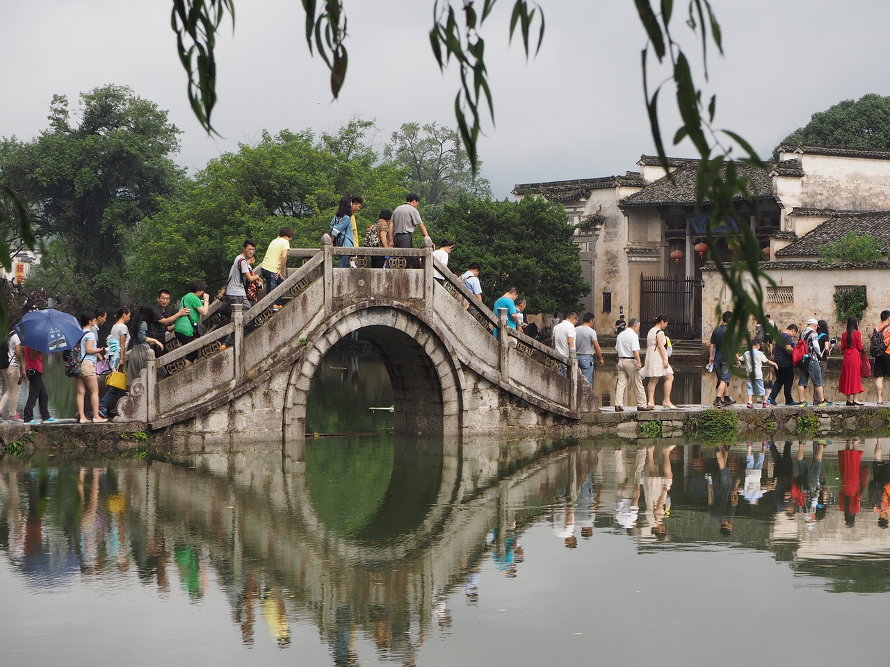 bridge china water free photo