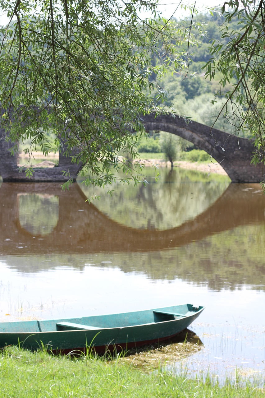 bridge pond water free photo