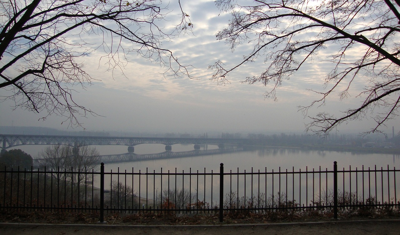 bridge crossing water free photo