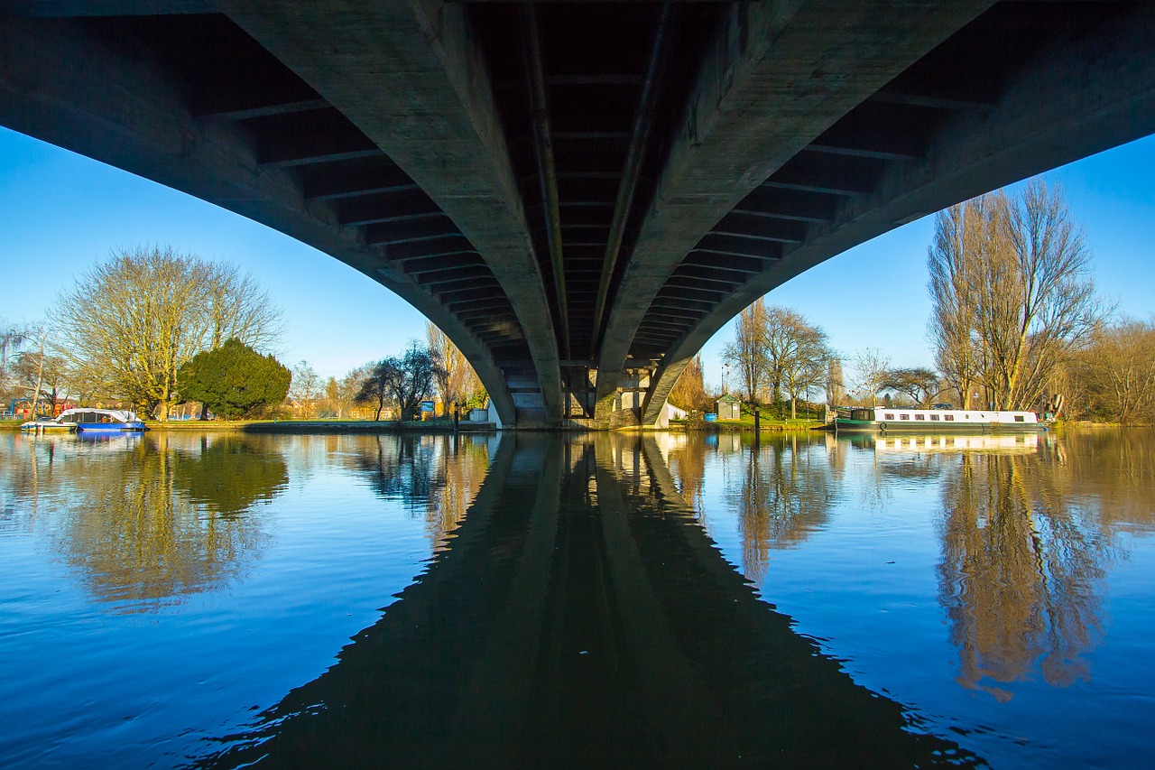 bridge reading england free photo