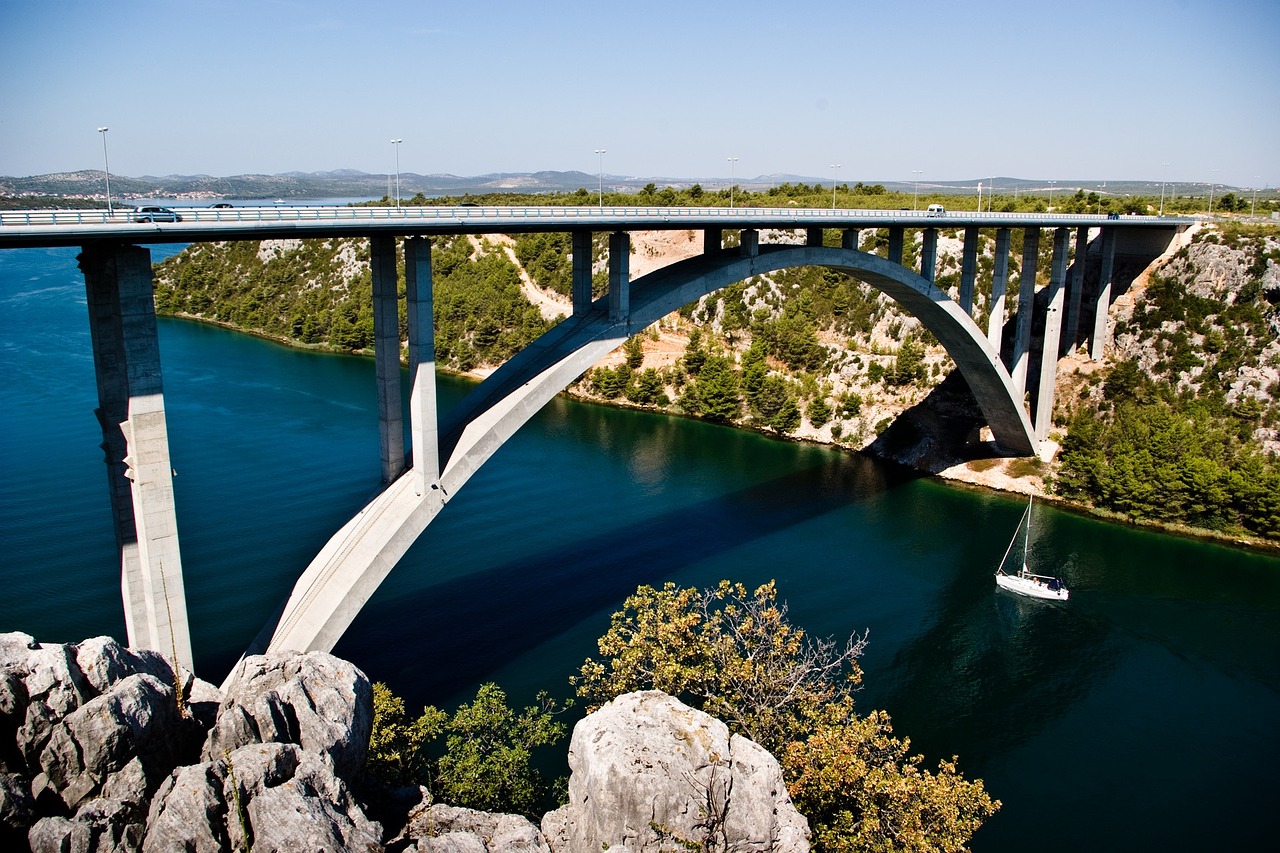 bridge water croatia free photo