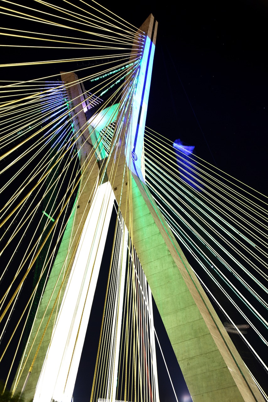 bridge suspended on cables são paulo free photo