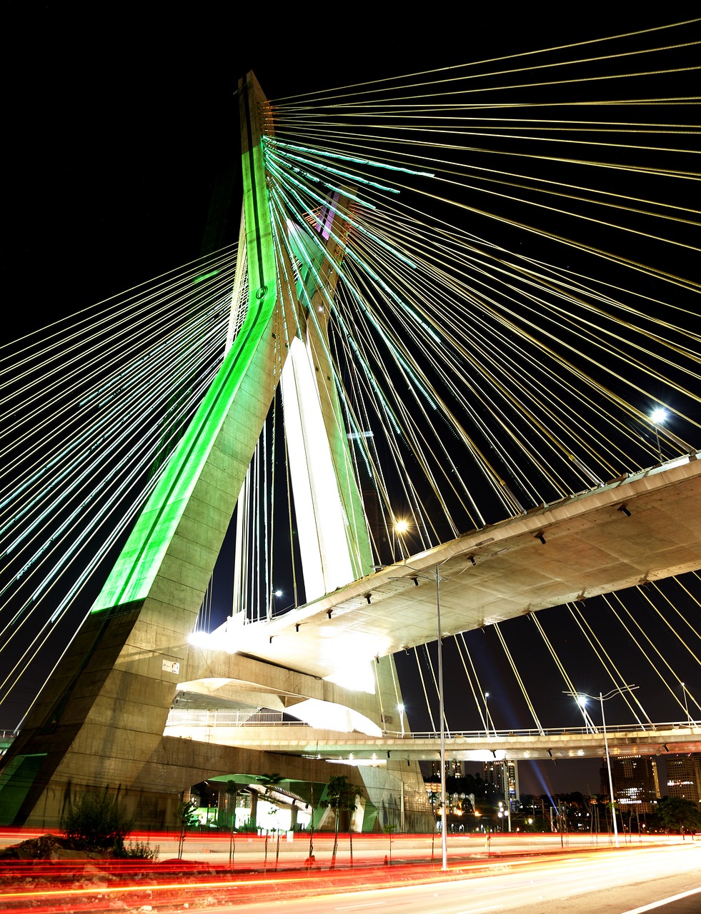 bridge suspended on cables são paulo free photo