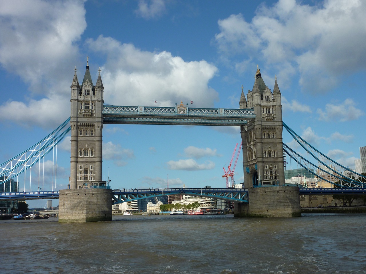 bridge landmark london city free photo