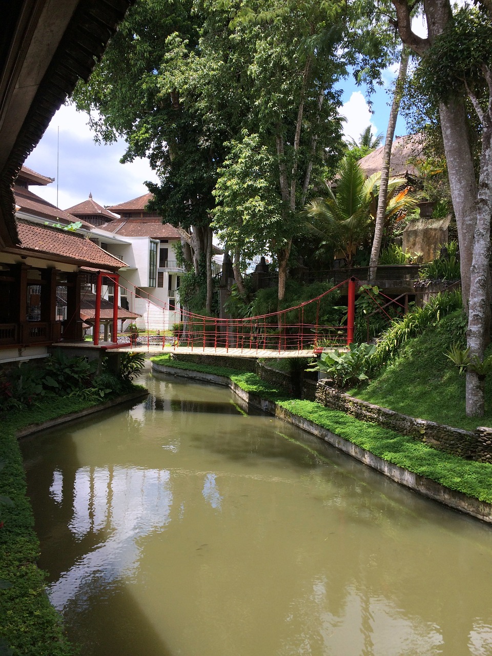 bridge river bali free photo