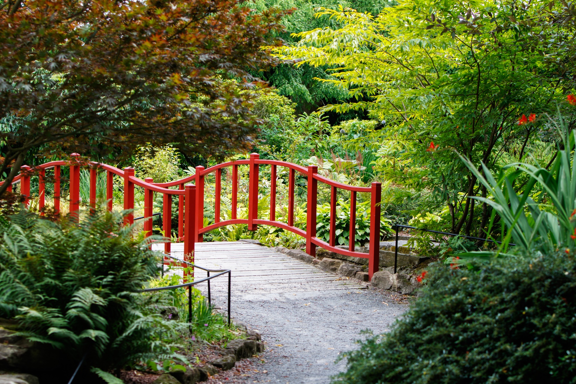 bridge red japanese free photo