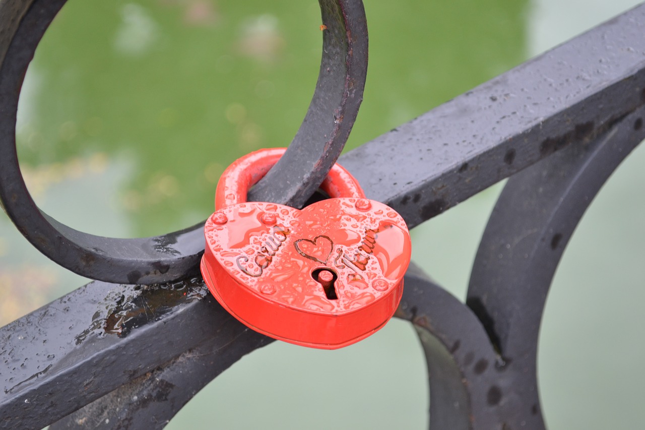 love bridge padlock free photo