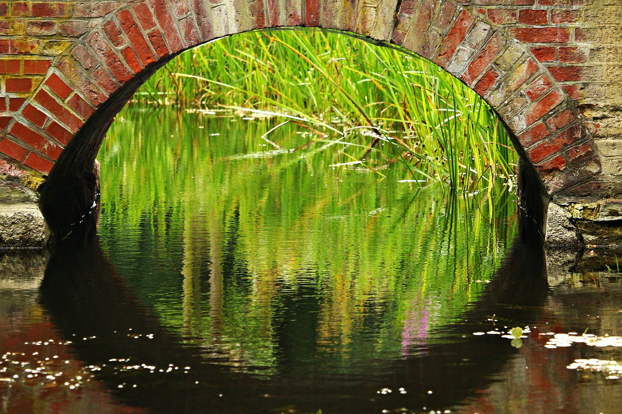 bridge water arch free photo