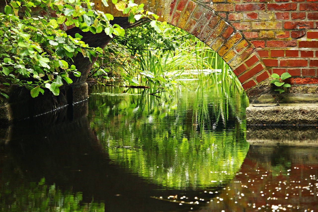 bridge water arch free photo