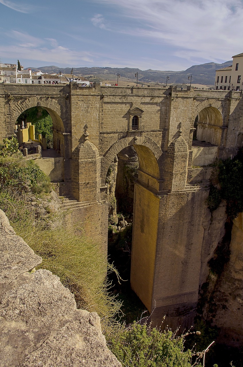 bridge ronda spain free photo