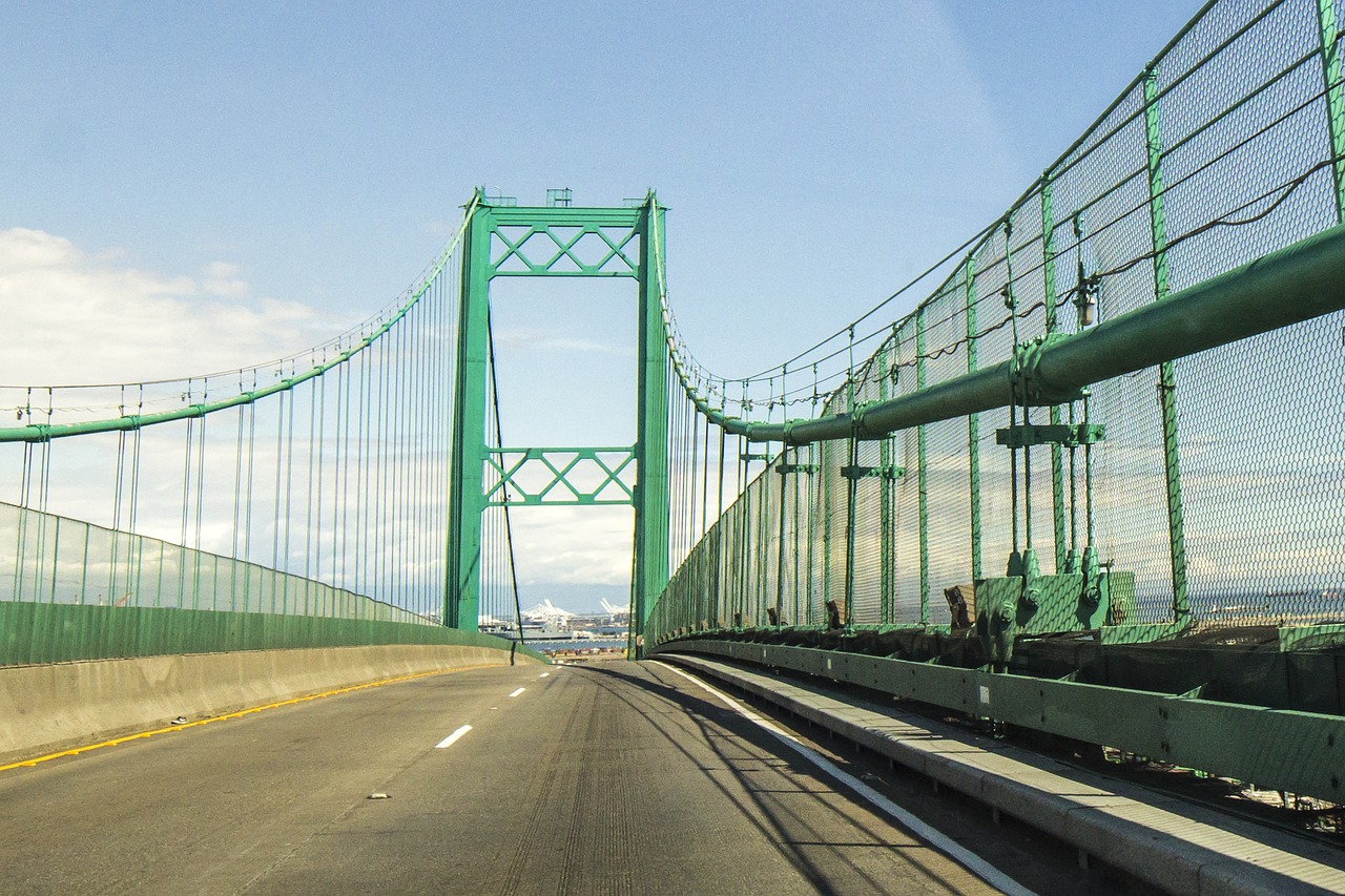 bridge metal architecture free photo