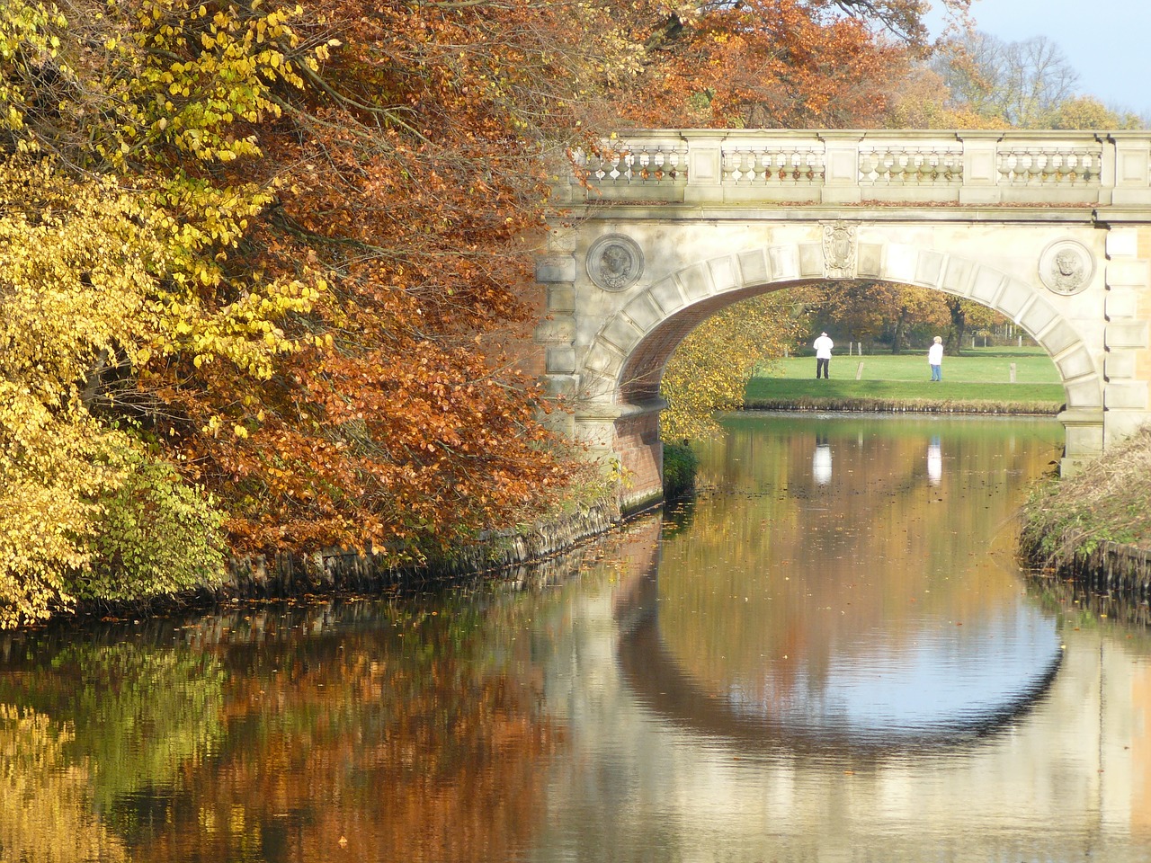 bridge bach autumn free photo