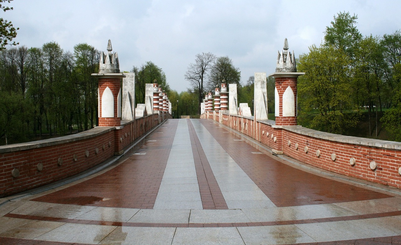 bridge pedestrian wide free photo