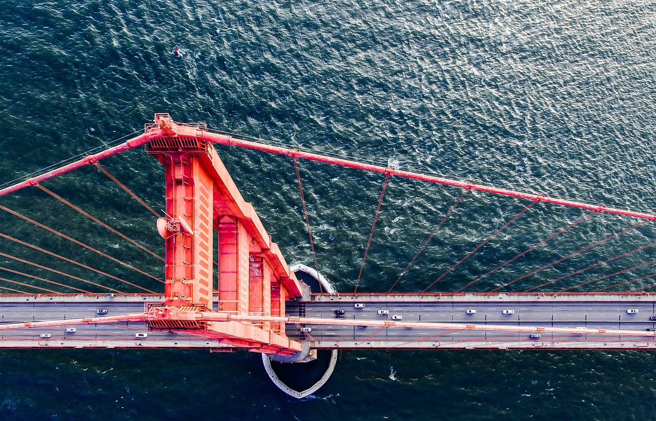 bridge cars golden gate bridge free photo