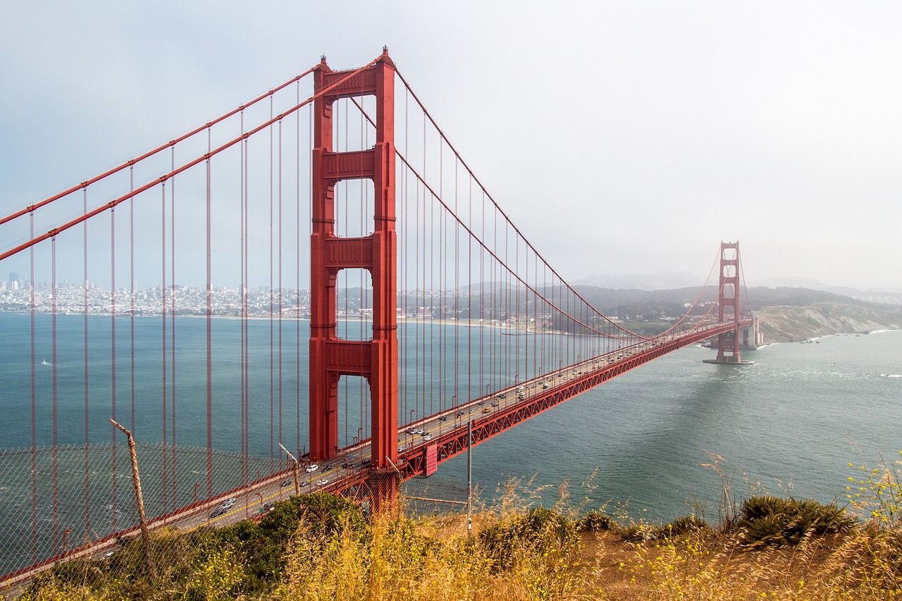 bridge golden gate towers free photo