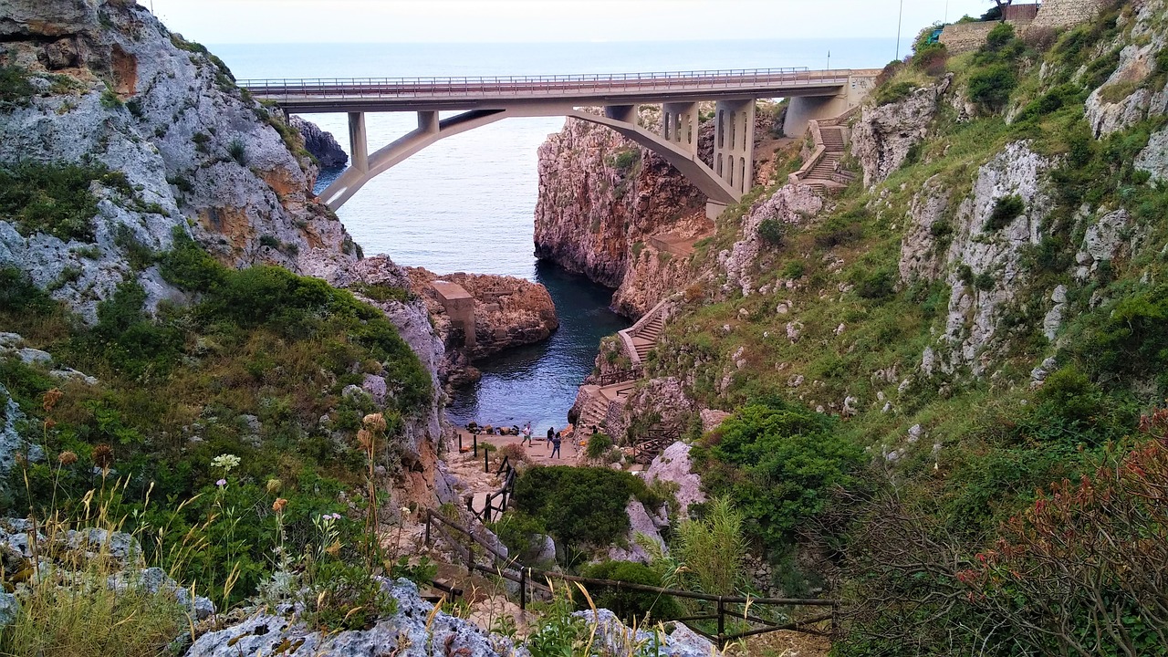 bridge ciolo salento free photo