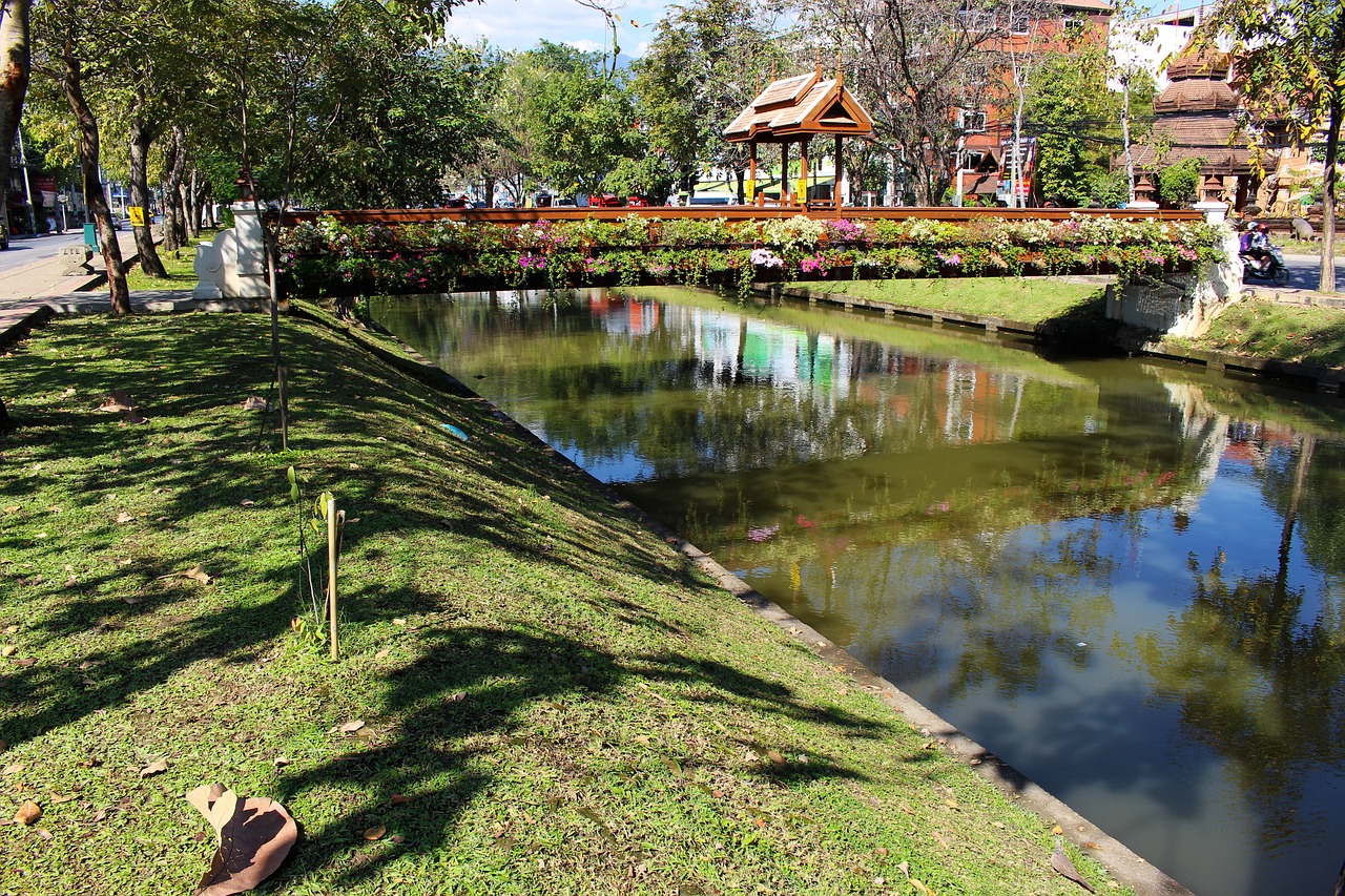 bridge river canal free photo