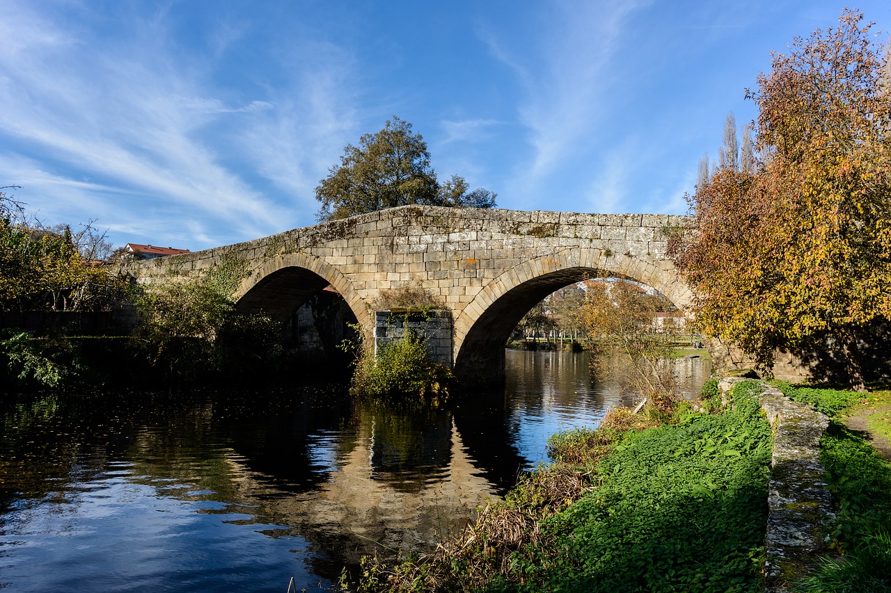 bridge river water free photo