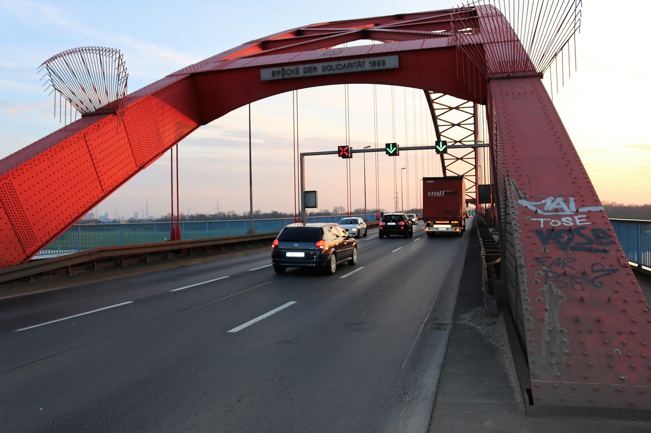 bridge solidarity rheinhausen free photo