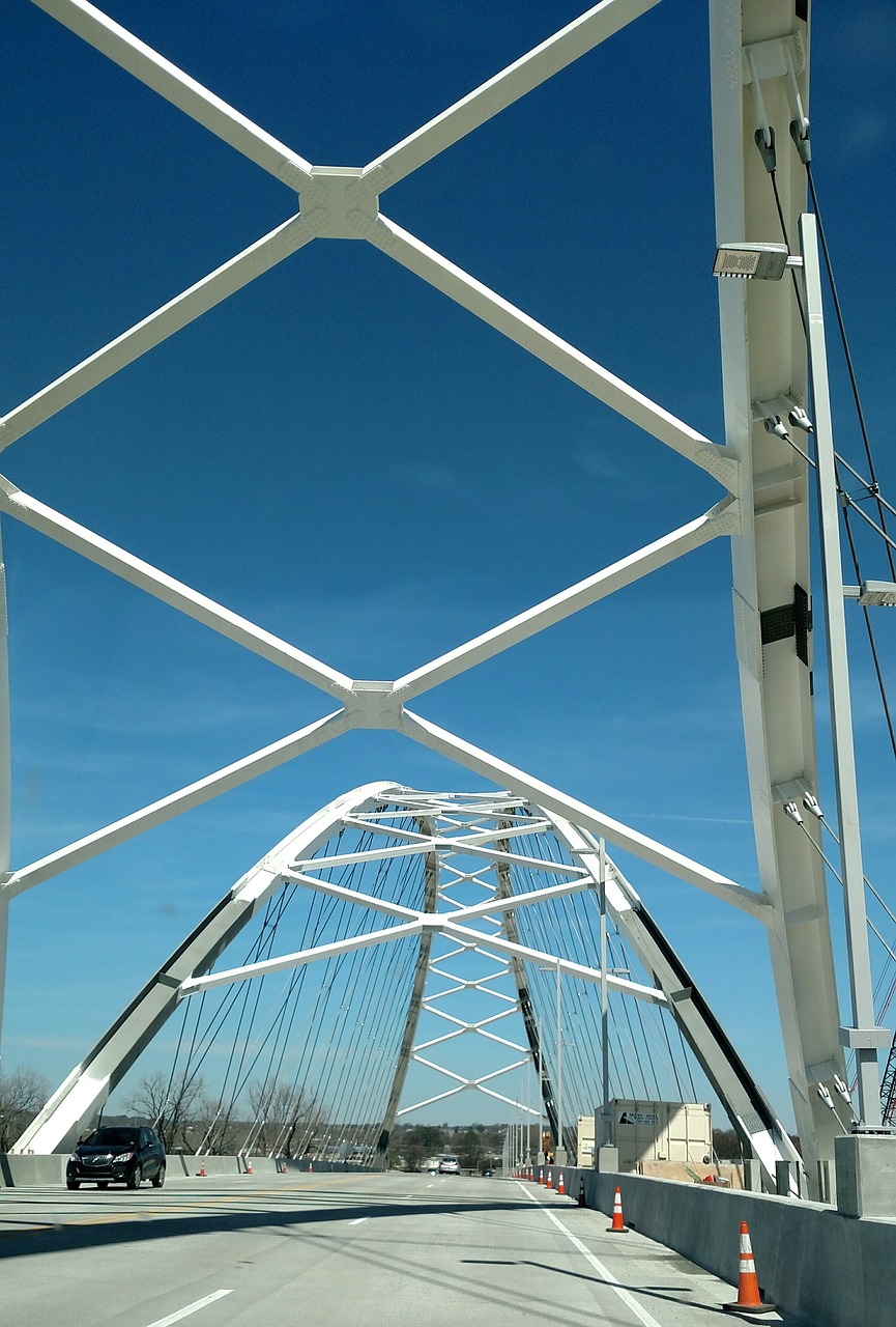 bridge sky travel free photo