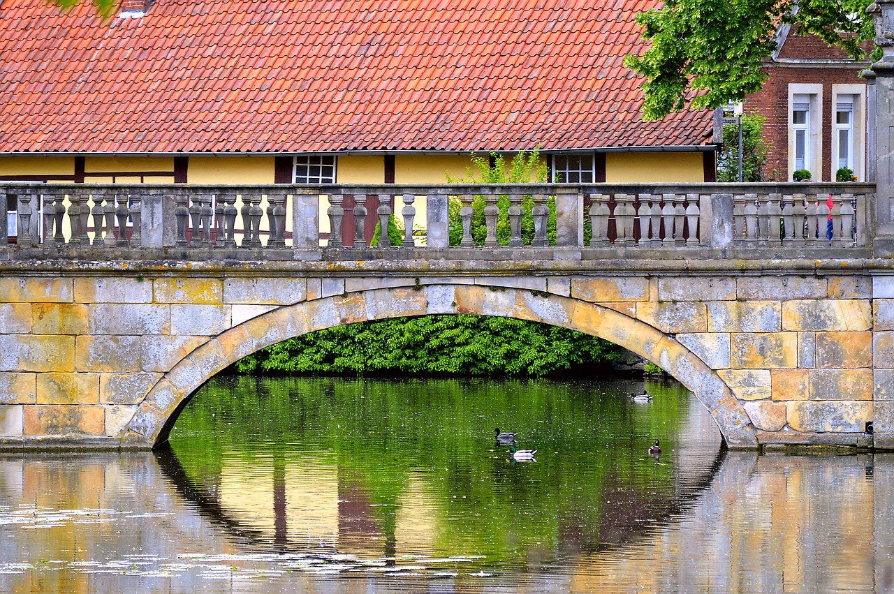 bridge water window free photo