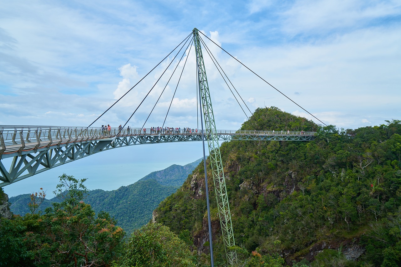 bridge rope architecture free photo