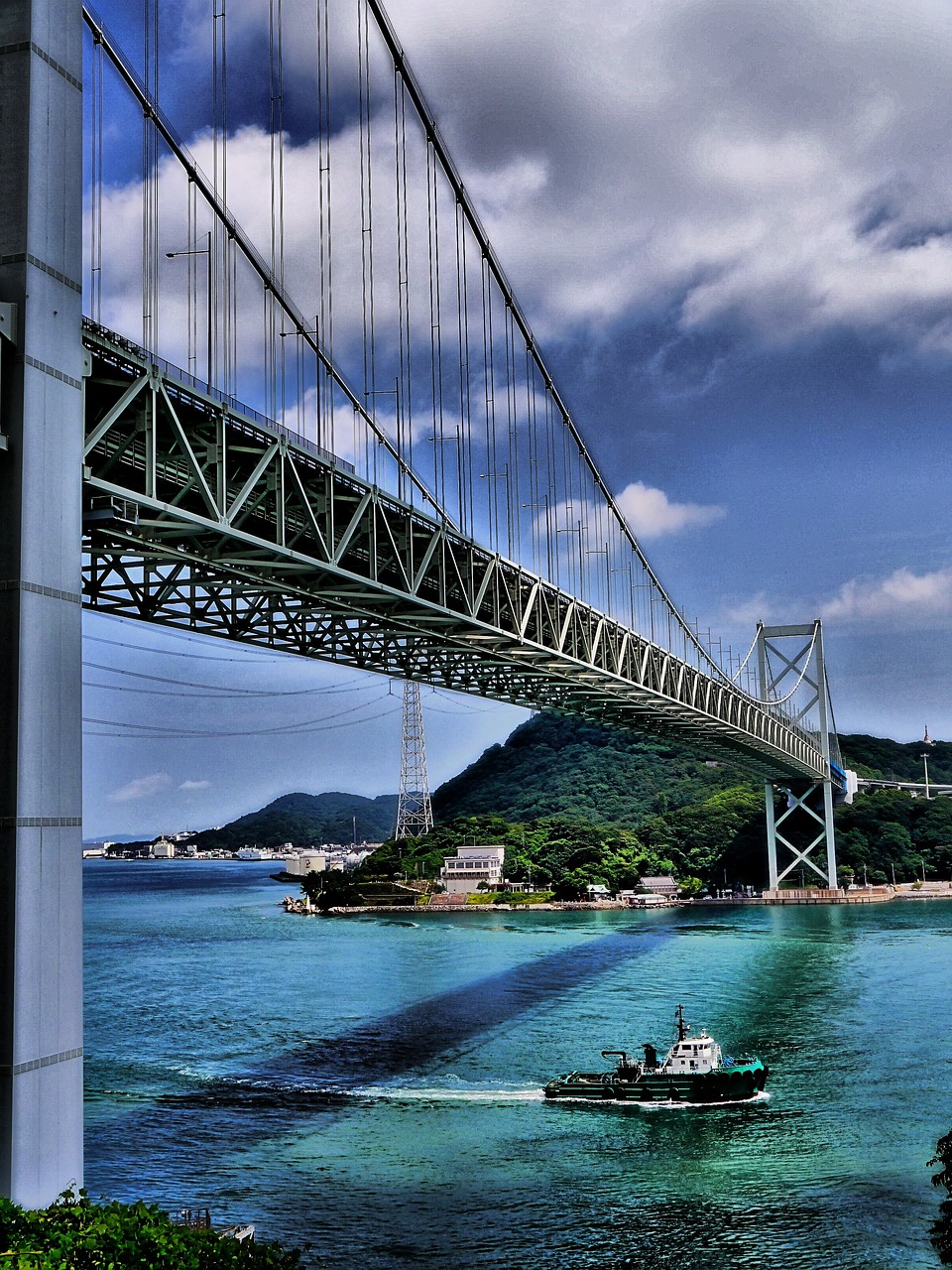 bridge japan shimonoseki free photo