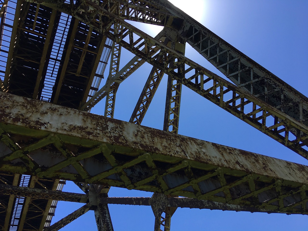 bridge blue sky free photo