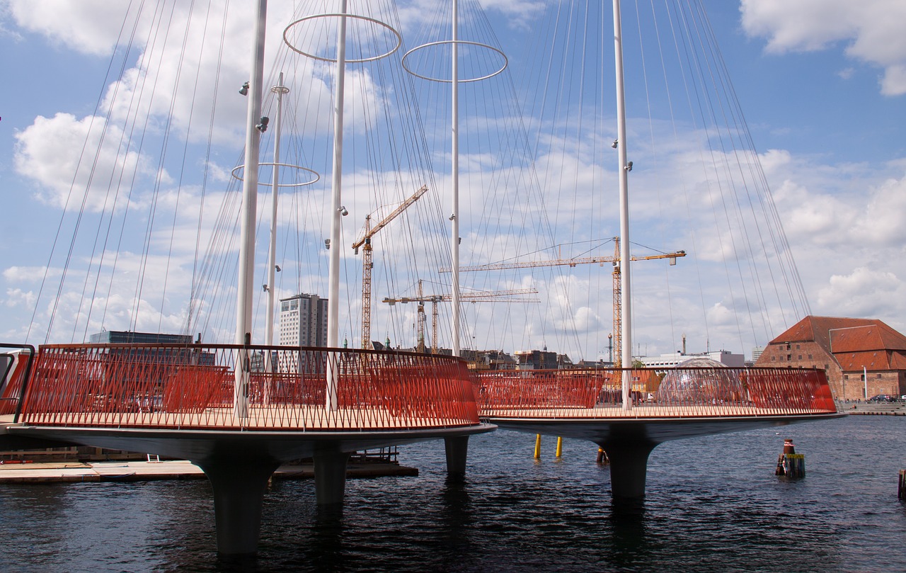 bridge circular copenhagen free photo