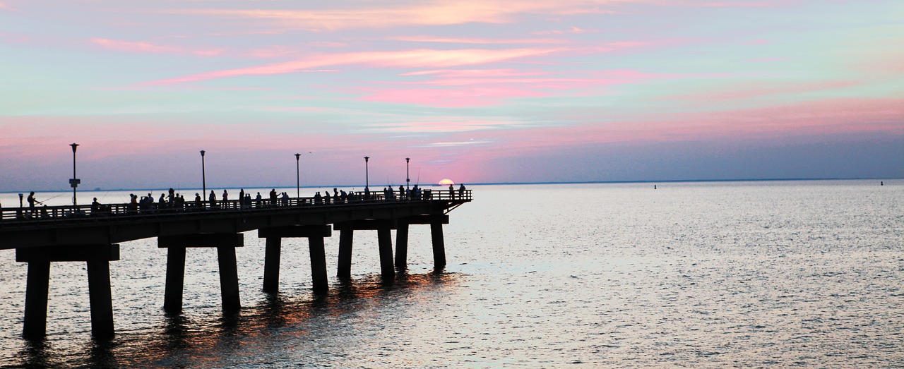 bridge sunset travel free photo