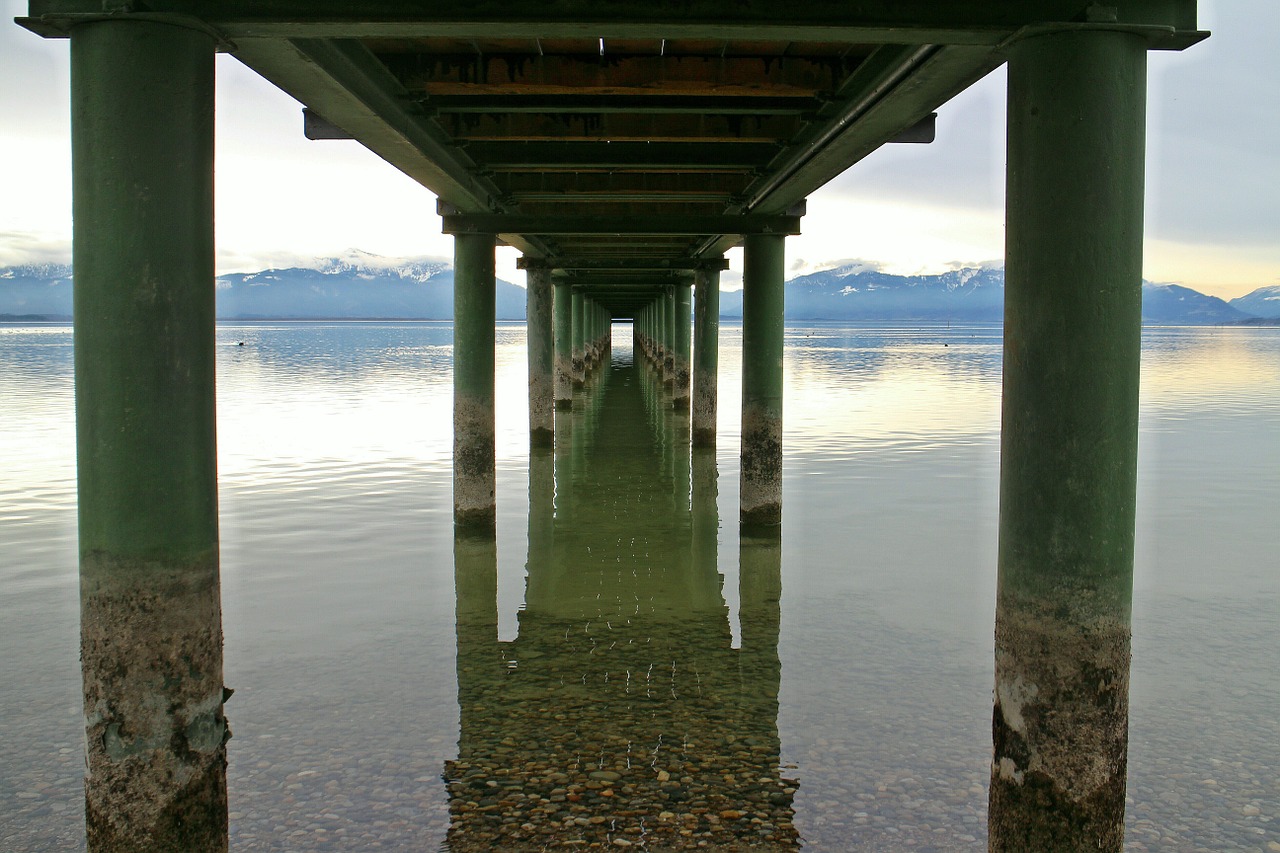 bridge web bridge piers free photo