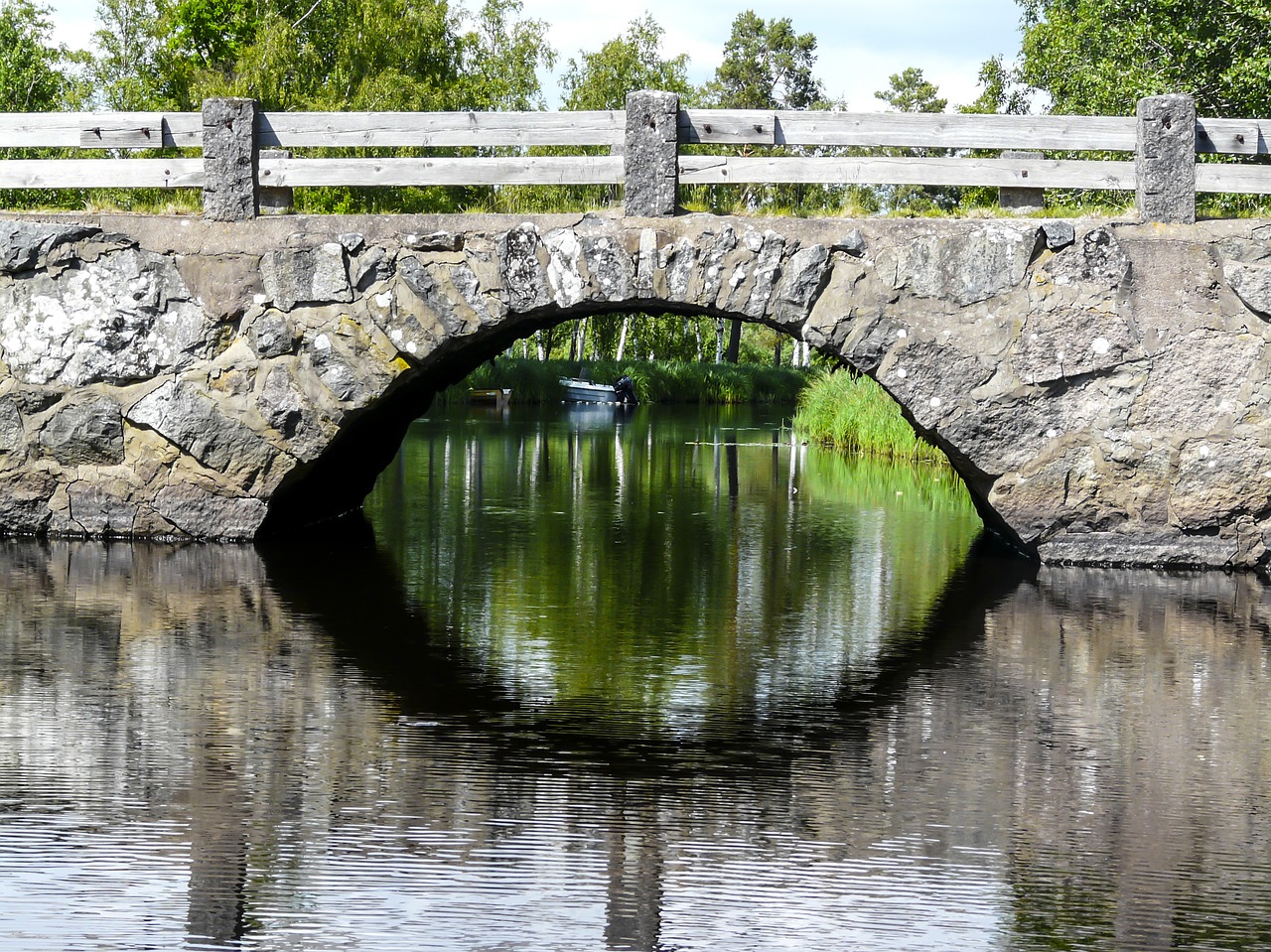 bridge stone bridge arch free photo