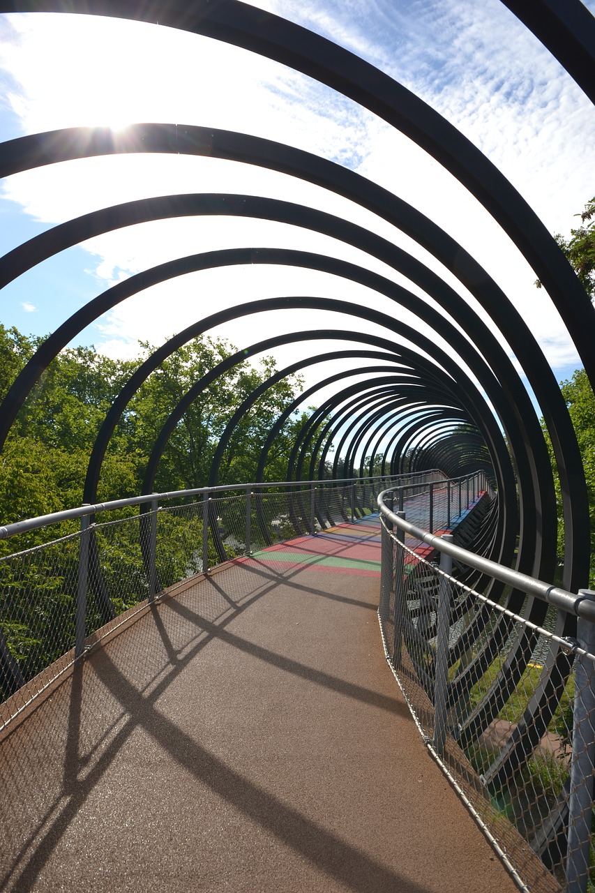 bridge spiral summer free photo