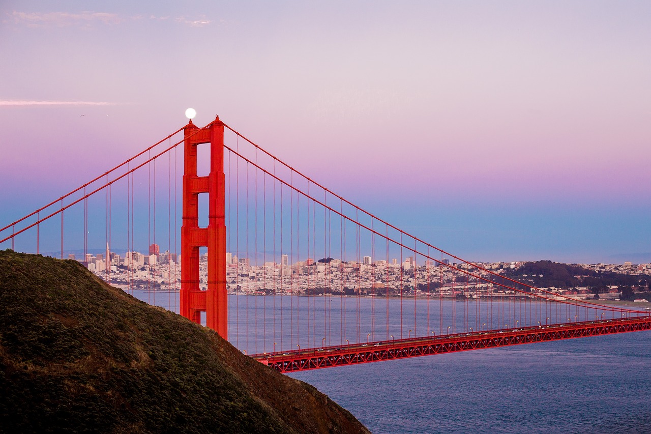 bridge architecture sea free photo