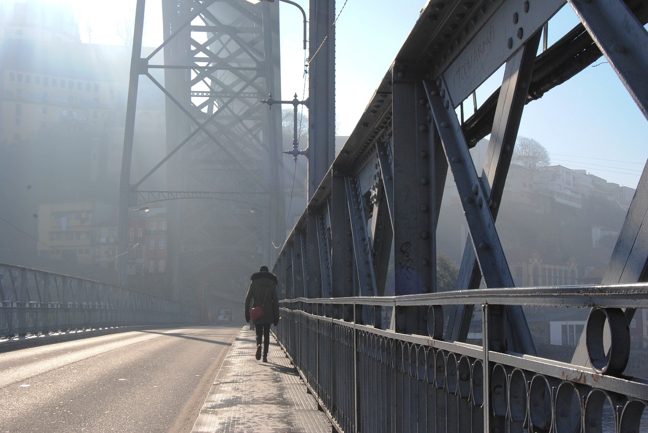 bridge structure steel free photo