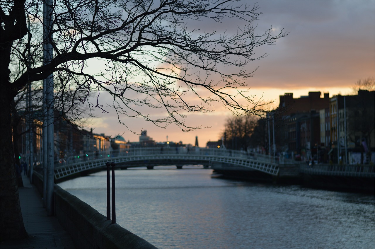 bridge canal water free photo