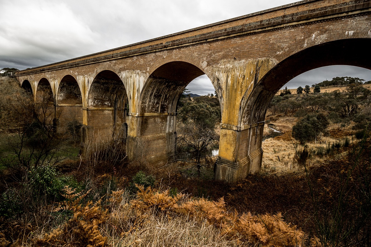 bridge railway historic free photo