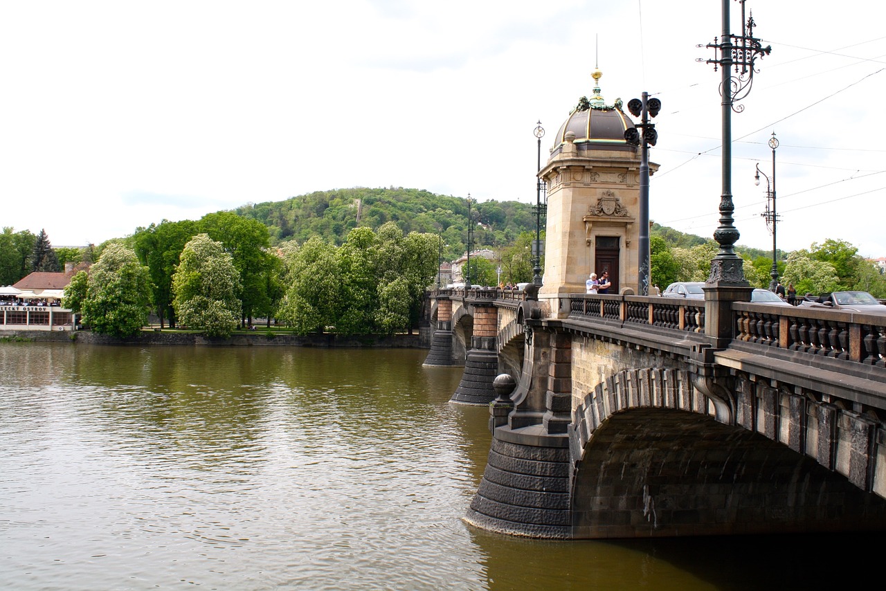 bridge urban landscape city free photo