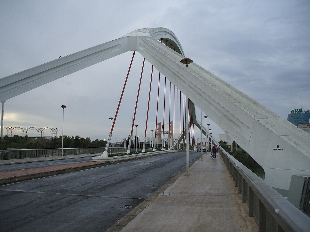 bridge seville city free photo