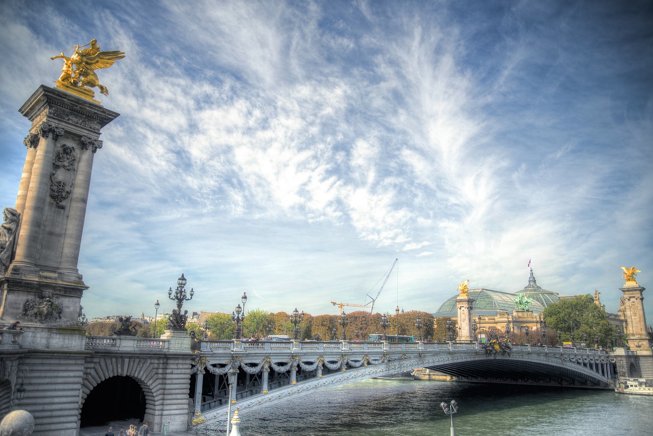 bridge paris france free photo