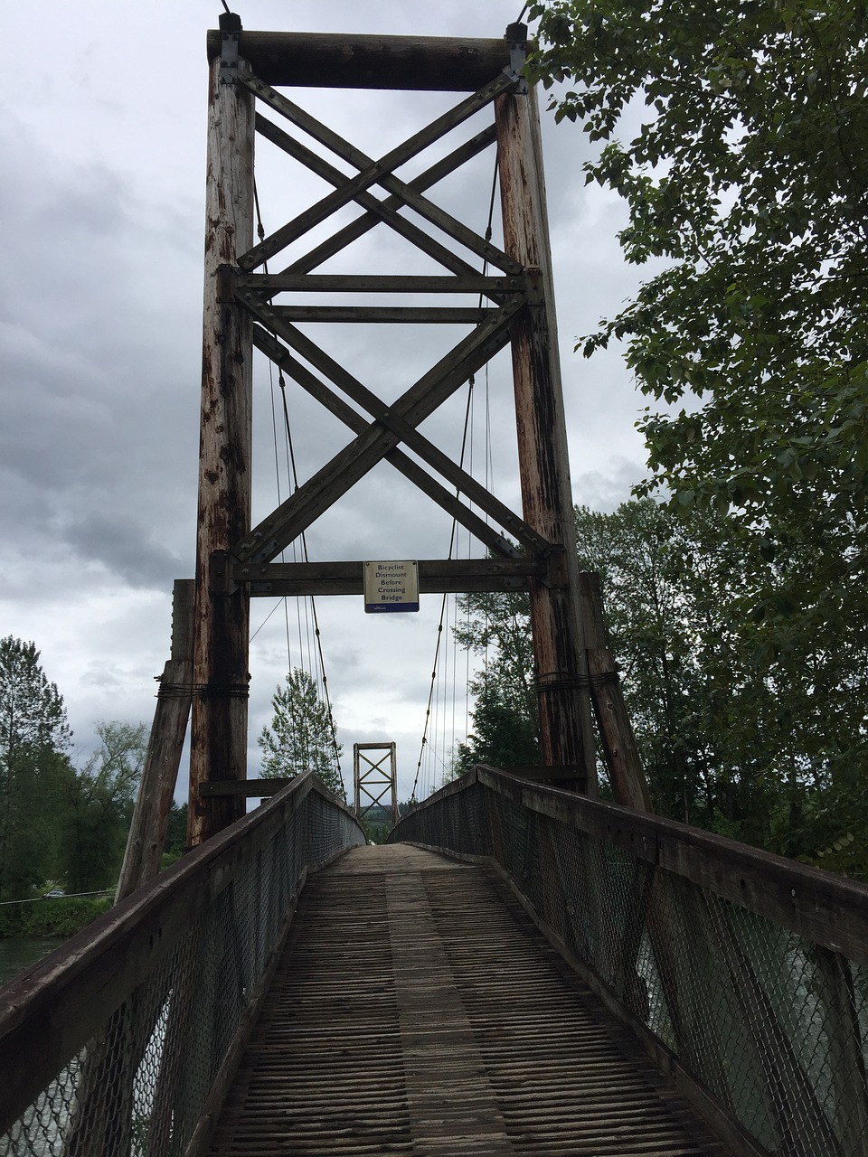 bridge foot bridge nature free photo