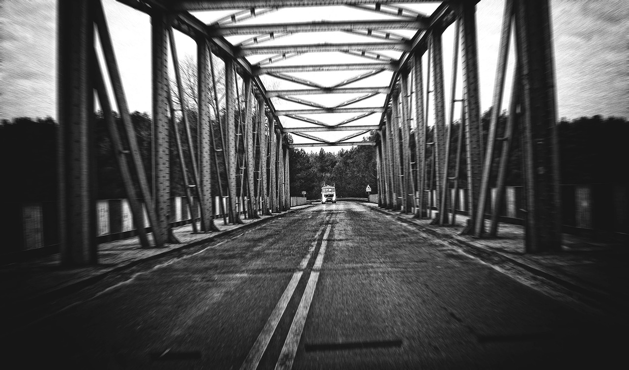 bridge iron crossing free photo