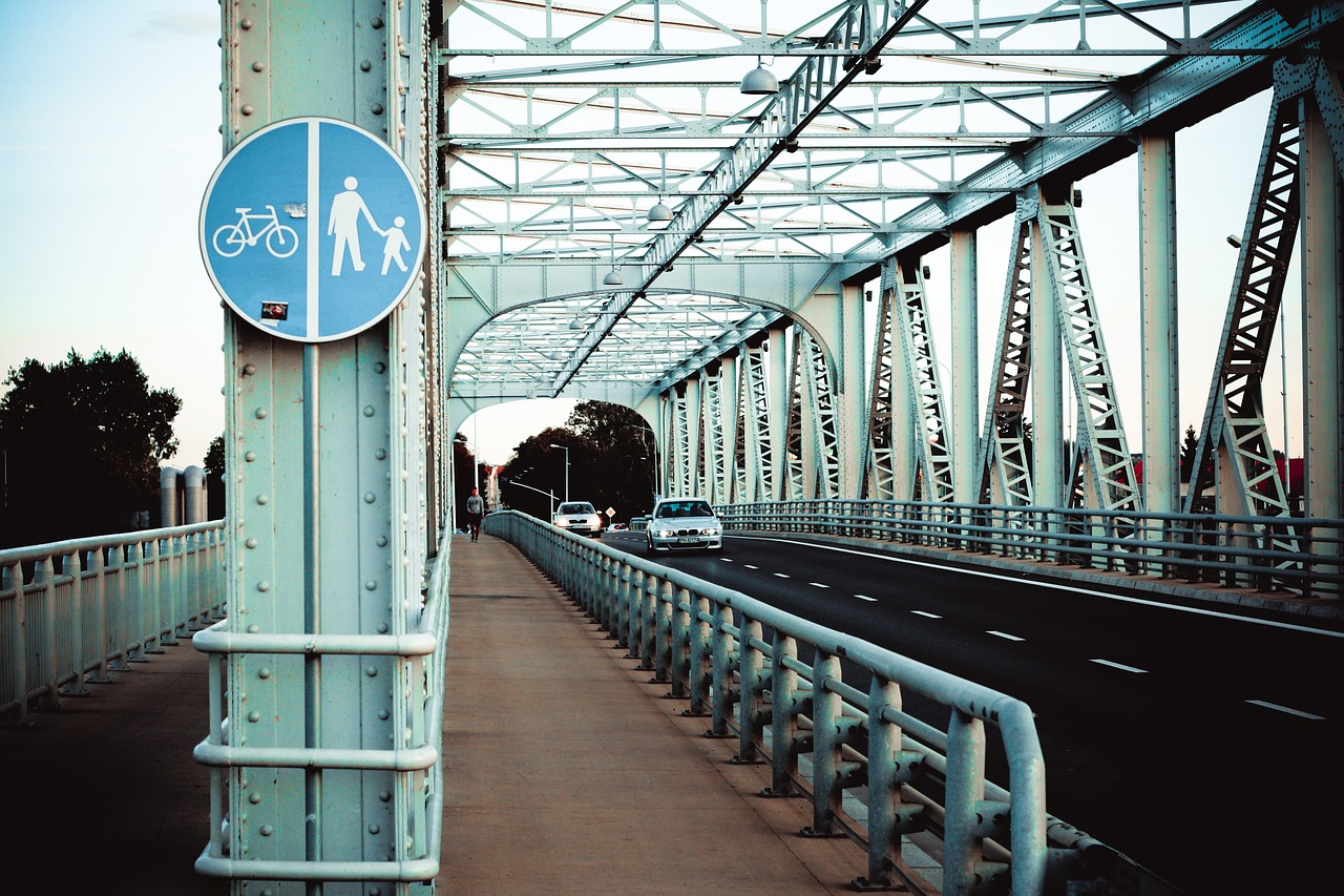 bridge iron crossing free photo
