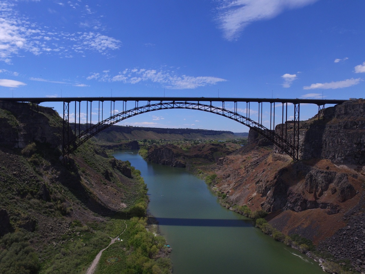 bridge idaho twin falls free photo