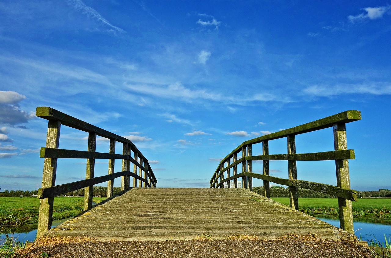 bridge footbridge wooden bridge free photo