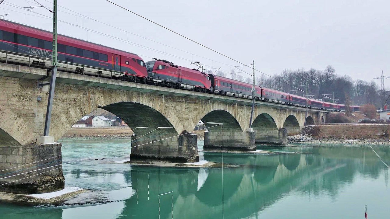 bridge waters river free photo