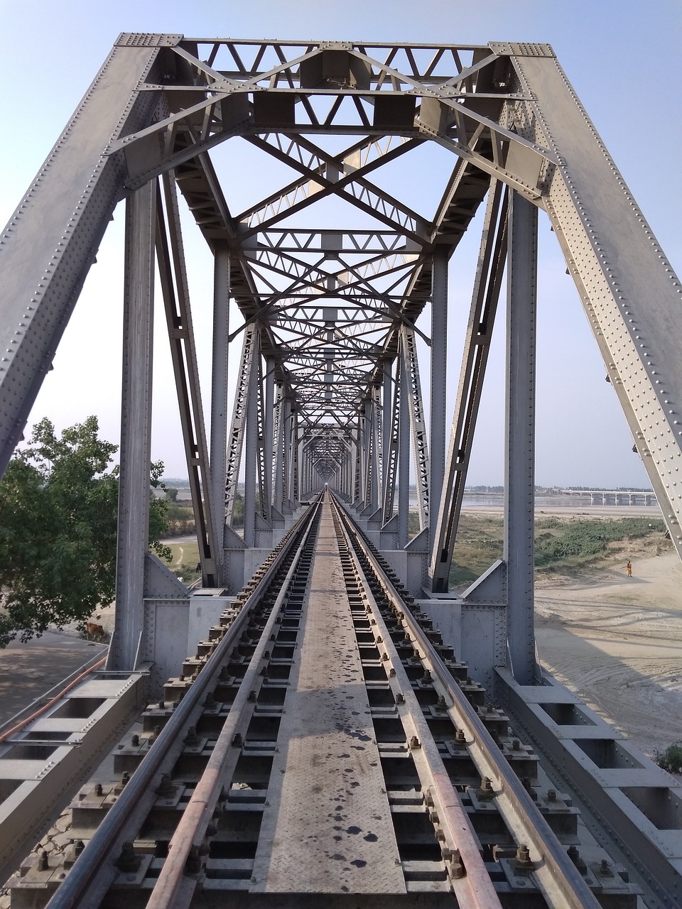 bridge  steel  transportation system free photo